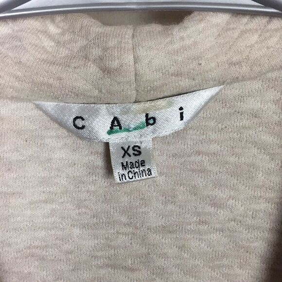 CAbi Womens "Ryder" Jacket Size XS Light Beige "Quited Look" - Picture 4 of 9